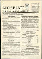 Amtsblatt für das Land Vorarlberg 19660903 Seite: 1