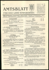 Amtsblatt für das Land Vorarlberg 19660924 Seite: 1