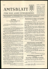 Amtsblatt für das Land Vorarlberg 19661029 Seite: 1