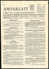 Amtsblatt für das Land Vorarlberg 19661105 Seite: 1