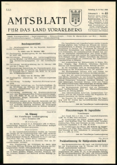 Amtsblatt für das Land Vorarlberg 19661112 Seite: 1