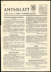 Amtsblatt für das Land Vorarlberg 19661210 Seite: 1