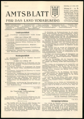 Amtsblatt für das Land Vorarlberg 19670211 Seite: 1