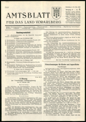 Amtsblatt für das Land Vorarlberg 19670225 Seite: 1