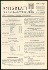 Amtsblatt für das Land Vorarlberg 19670826 Seite: 1