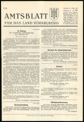 Amtsblatt für das Land Vorarlberg 19670909 Seite: 1