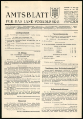 Amtsblatt für das Land Vorarlberg 19670923 Seite: 1