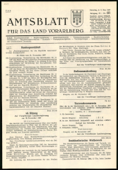 Amtsblatt für das Land Vorarlberg 19671202 Seite: 1