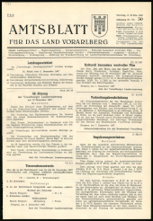 Amtsblatt für das Land Vorarlberg