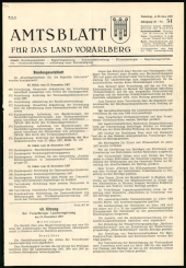 Amtsblatt für das Land Vorarlberg 19671223 Seite: 1