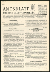 Amtsblatt für das Land Vorarlberg 19680316 Seite: 1