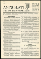 Amtsblatt für das Land Vorarlberg 19680713 Seite: 1