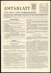 Amtsblatt für das Land Vorarlberg 19680803 Seite: 1