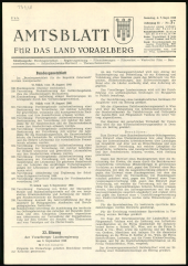 Amtsblatt für das Land Vorarlberg 19680907 Seite: 1