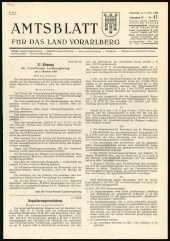 Amtsblatt für das Land Vorarlberg 19681005 Seite: 1