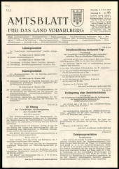 Amtsblatt für das Land Vorarlberg 19681109 Seite: 1