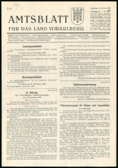 Amtsblatt für das Land Vorarlberg 19681123 Seite: 1