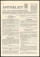 Amtsblatt für das Land Vorarlberg 19681130 Seite: 1