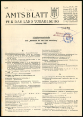 Amtsblatt für das Land Vorarlberg 1968bl01 Seite: 1