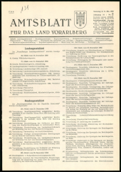 Amtsblatt für das Land Vorarlberg 19690111 Seite: 1