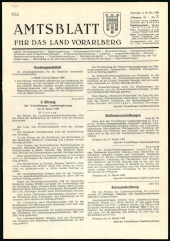 Amtsblatt für das Land Vorarlberg 19690118 Seite: 1