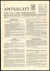 Amtsblatt für das Land Vorarlberg 19690201 Seite: 1