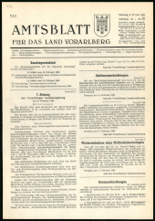 Amtsblatt für das Land Vorarlberg 19690222 Seite: 1