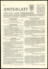 Amtsblatt für das Land Vorarlberg 19690329 Seite: 1