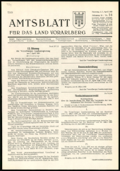 Amtsblatt für das Land Vorarlberg 19690405 Seite: 1