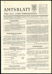 Amtsblatt für das Land Vorarlberg 19690503 Seite: 1