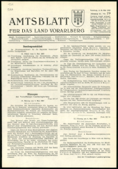 Amtsblatt für das Land Vorarlberg 19690510 Seite: 1