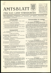 Amtsblatt für das Land Vorarlberg 19690531 Seite: 1