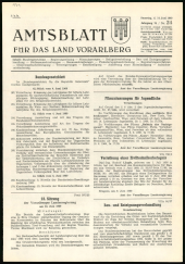 Amtsblatt für das Land Vorarlberg 19690614 Seite: 1