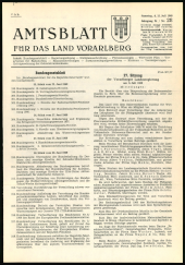 Amtsblatt für das Land Vorarlberg 19690712 Seite: 1