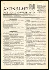 Amtsblatt für das Land Vorarlberg 19690726 Seite: 1