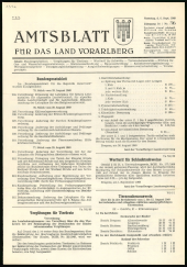 Amtsblatt für das Land Vorarlberg 19690906 Seite: 1