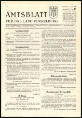 Amtsblatt für das Land Vorarlberg 19691004 Seite: 1