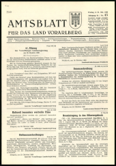 Amtsblatt für das Land Vorarlberg 19691031 Seite: 1