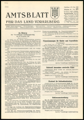 Amtsblatt für das Land Vorarlberg 19691122 Seite: 1