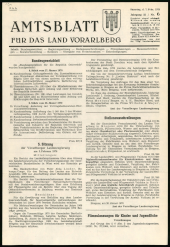 Amtsblatt für das Land Vorarlberg 19700207 Seite: 1