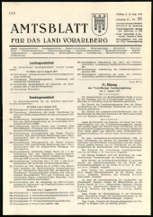 Amtsblatt für das Land Vorarlberg 19700814 Seite: 1