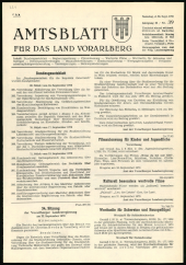 Amtsblatt für das Land Vorarlberg