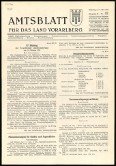 Amtsblatt für das Land Vorarlberg 19701017 Seite: 1