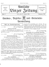 Amtliche Linzer Zeitung 19280113 Seite: 1