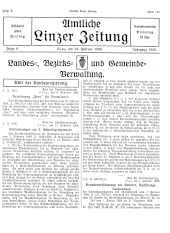 Amtliche Linzer Zeitung 19280224 Seite: 1