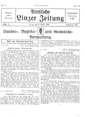 Amtliche Linzer Zeitung 19280309 Seite: 1