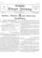 Amtliche Linzer Zeitung 19280406 Seite: 1