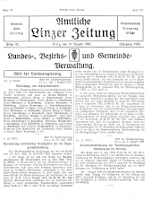 Amtliche Linzer Zeitung 19280810 Seite: 1