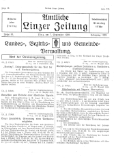 Amtliche Linzer Zeitung 19280907 Seite: 1