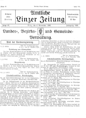 Amtliche Linzer Zeitung 19281109 Seite: 1